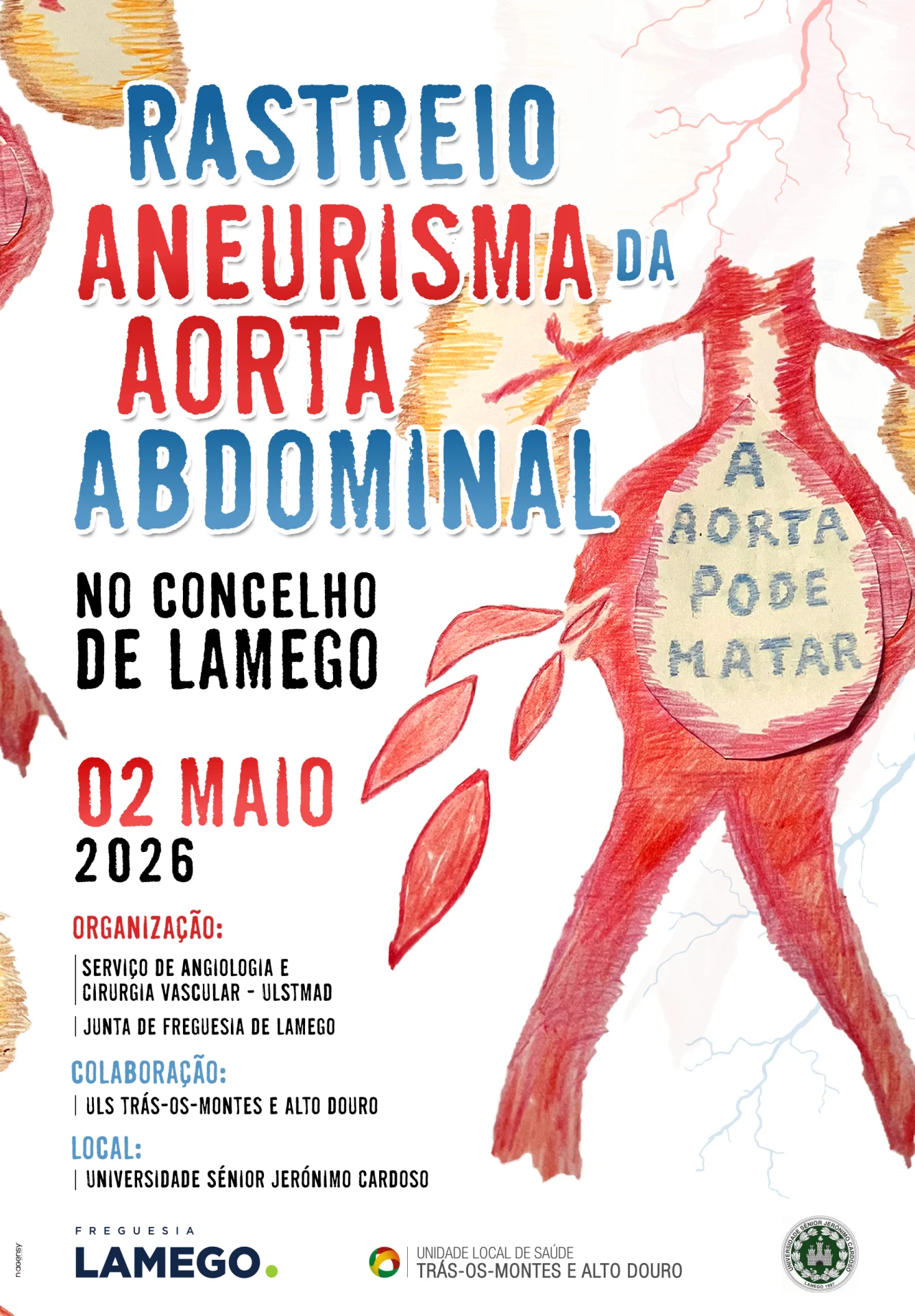 Rastreio Aneurisma da Aorta 2026 - Concelho de Lamego